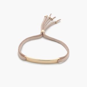 J. Crew leather plate bracelet